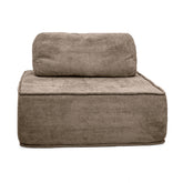 Dimos Single-Seat Compressed Couch Brown - WKVZ27