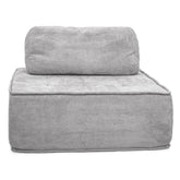 Dimos Comfy Boneless Couch W/ Backrest Grey CH02 - WKVZ27