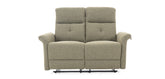 Two Seater Recliner Green