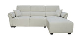 Sectional Sofa Set Beige and Cushion