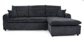 Sectional Sofa Left Chaise Black