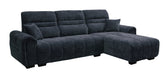 Sectional Sofa Set Blue and Cushion