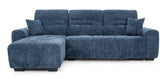 Sectional Sofa Left Chaise Blue