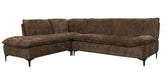 Sectional Sofa Set Brown