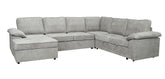 Sectional Sofa Set Gray