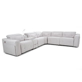 Dimos Sectional Reclining Set W/Electric Function Grey - 8905