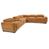 Dimos Sectional Reclining Set W/Electric Function Orange - 83888