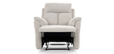 Dimos Sofa One Seater Manual Recliner Cream - RR5643AF51D
