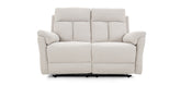 Dimos Sofa Two Seater Manual Recliner CREAM - RR5643AF52DM