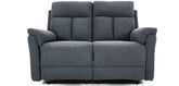 Dimos Sofa Two Seater Manual Recliner Grey - RR5643AF52DM