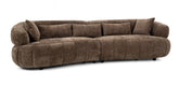 Dimos Sofa Three Seater BROWN - DS1120-3D
