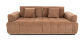 كنب ثلاثي المقاعد، لون بني - MK-6213
