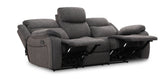 Sofa Three Seater with Manual Function GRAY - RR5482BF