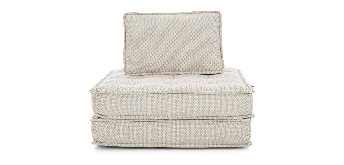 Compressed Chair W/Bed Beige
