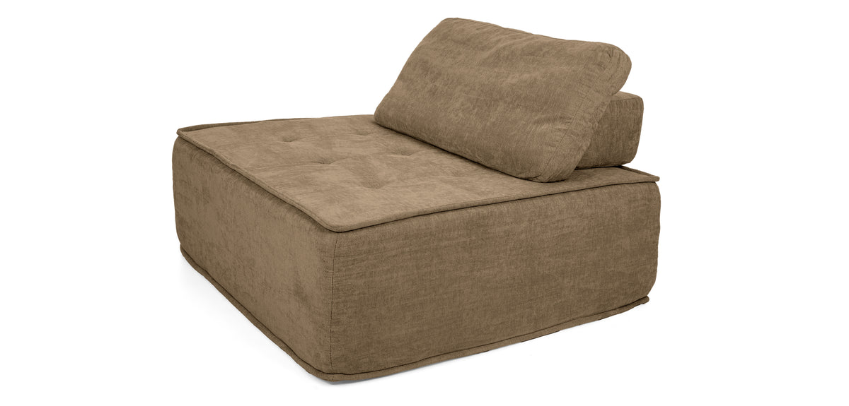 كنب كرسي مضغوط بني - WKVZ27