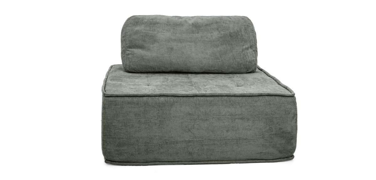 كنب كرسي مضغوط زيتي - WKVZ27