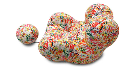 كنب كرسي مضغوط أحمر - WKVZ08