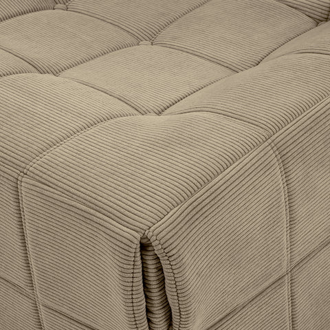 Dimos Couch Couch Compressed Two Seater Beige - WKVZ20