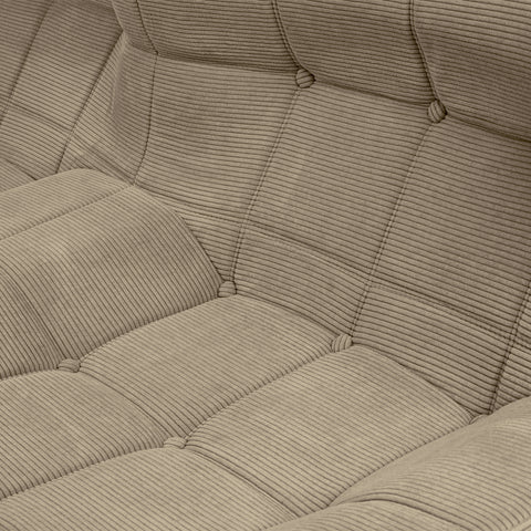 Dimos Couch Couch Compressed Two Seater Beige - WKVZ20