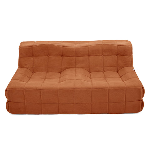 Dimos Couch Compressed Two Seater Brown - WKVZ20