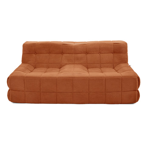 Dimos Couch Compressed Two Seater Brown - WKVZ20