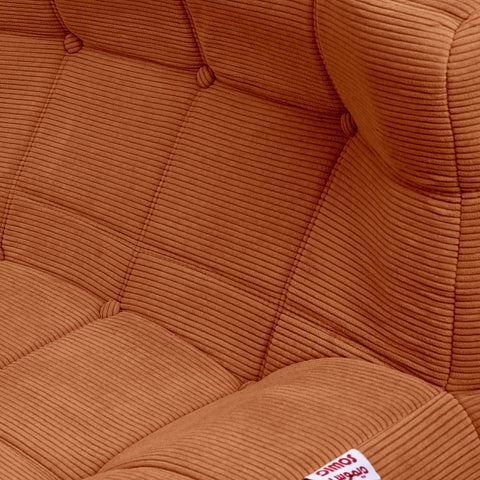 Dimos Couch Compressed Two Seater Brown - WKVZ20