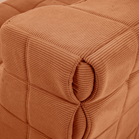 Dimos Couch Compressed Two Seater Brown - WKVZ20
