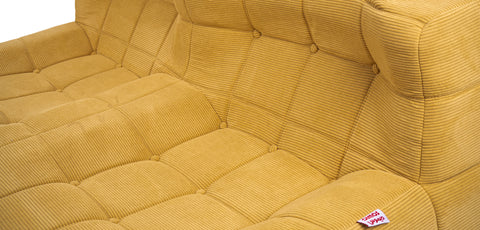 Dimos Couch Compressed Two Seater Orange - WKVZ20