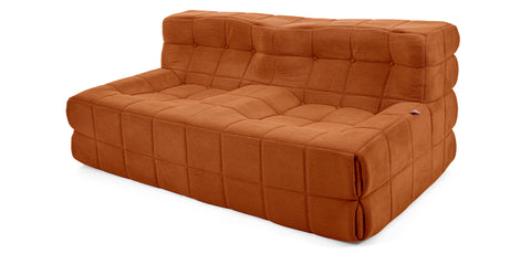 Dimos Couch Compressed Two Seater Brown - WKVZ20