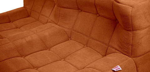 Dimos Couch Compressed Two Seater Brown - WKVZ20