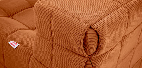 Dimos Couch Compressed Two Seater Brown - WKVZ20