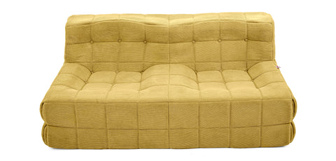 Dimos Couch Compressed Two Seater Yellow - WKVZ20