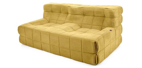 Dimos Couch Compressed Two Seater Yellow - WKVZ20