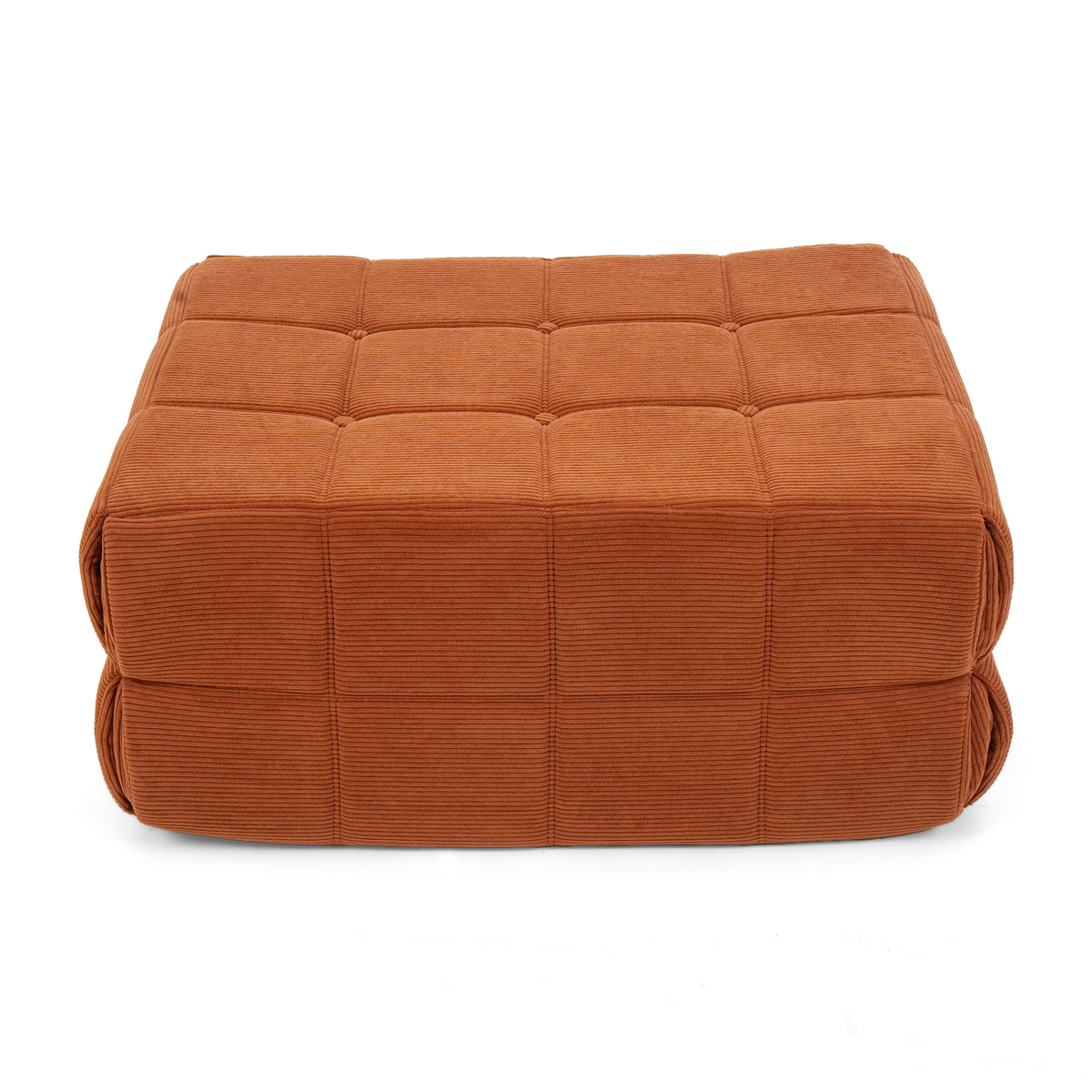 Dimos Compressed Ottoman Brown - WKVZ20