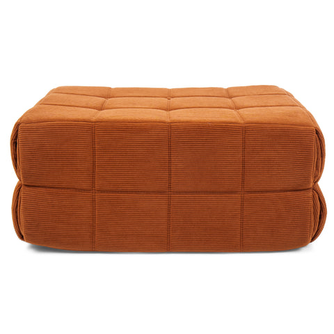Dimos Compressed Ottoman Brown - WKVZ20