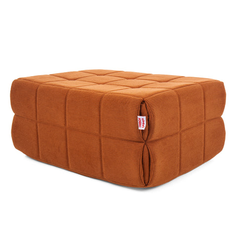 Dimos Compressed Ottoman Brown - WKVZ20