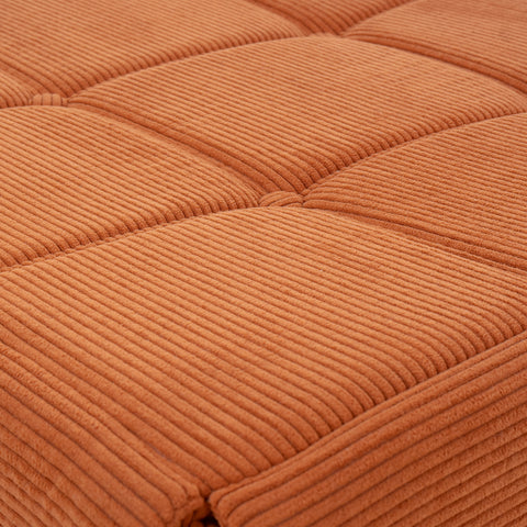Dimos Compressed Ottoman Brown - WKVZ20