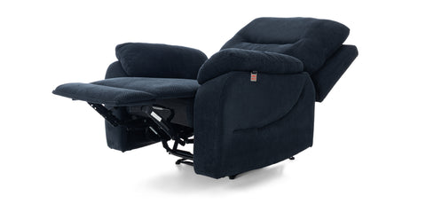 Dimos Sofa One Seater Manual Recliner Blue - D2290