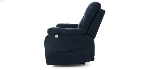 Dimos Sofa One Seater Manual Recliner Blue - D2290