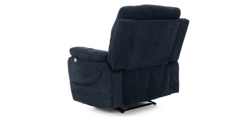 Dimos Sofa One Seater Manual Recliner Blue - D2290