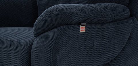 Dimos Sofa One Seater Manual Recliner Blue - D2290