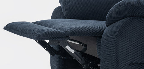 Dimos Sofa One Seater Manual Recliner Blue - D2290
