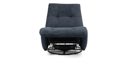 Dimos Single Seater Manual Recliner Navy Blue- CR0449CF71N