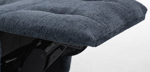 Dimos Single Seater Manual Recliner Navy Blue- CR0449CF71N