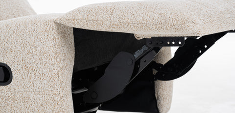 Dimos Single Seater Manual Recliner White - CR0449CF71N