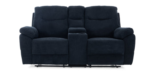 Two Seater Recliner Blue 4608