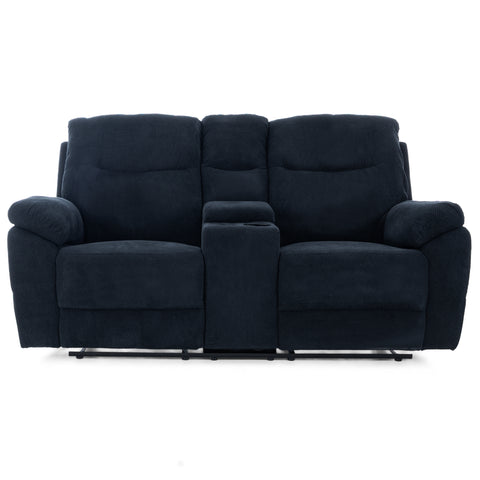 Dimos Sofa Two Seater Manual Recliner Blue - D2290