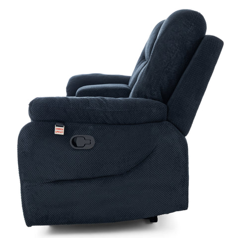 Dimos Sofa Two Seater Manual Recliner Blue - D2290
