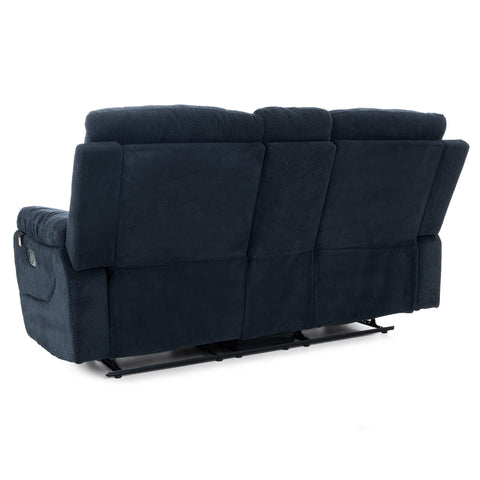 Dimos Sofa Two Seater Manual Recliner Blue - D2290