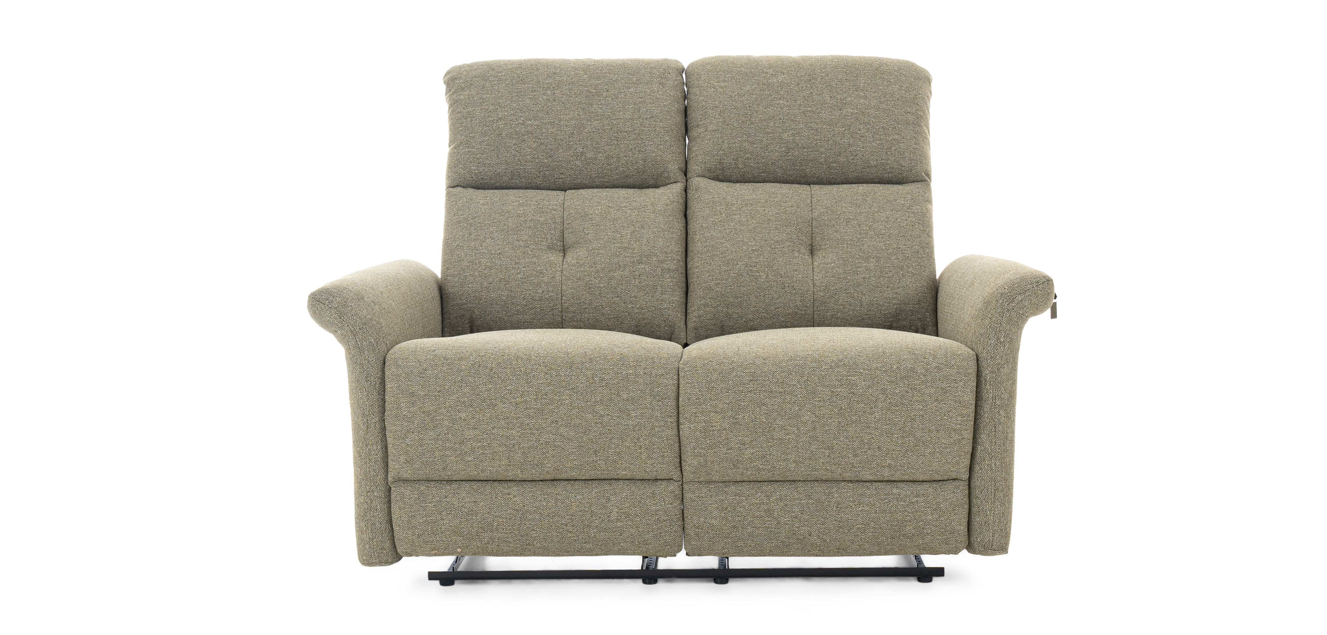 Two Seater Recliner Green